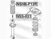Febest , Nshbp12R , Пыльник Амортизатора Заднего Nissan Note Primera